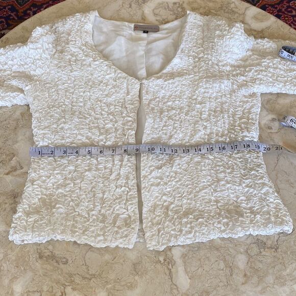 Tangarine Jill 100% Silk Jacket - Picture 11 of 14